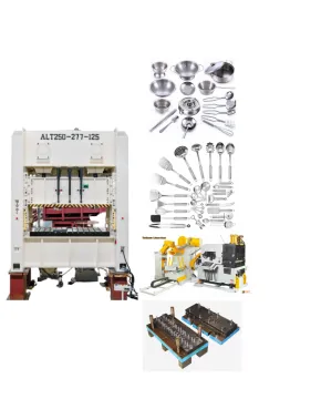 Customized Double Crank H-Frame Home Utensils Punching Stamping Press Machine