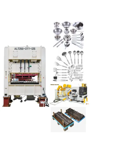 Customized Double Crank H-Frame Home Utensils Punching Stamping Press Machine