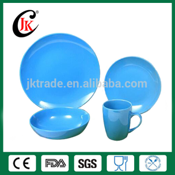 Bulk glazed 16 pcs porcelain dinner set