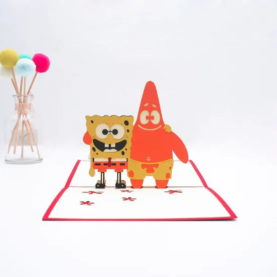 Custom Print 3D Pop Up Envelope Card envelope