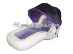 Purple one PVC inflatable floating bed
