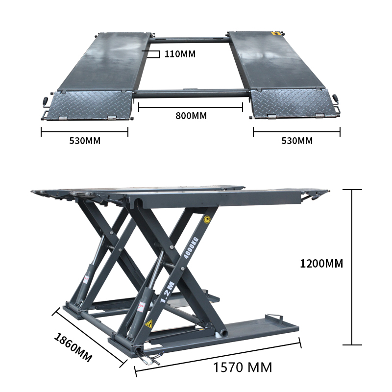 Scissor Car Lift For Home Garage