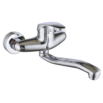 Cucina in ottone cucina calda e fredda miscelatore a parete per il lavabo