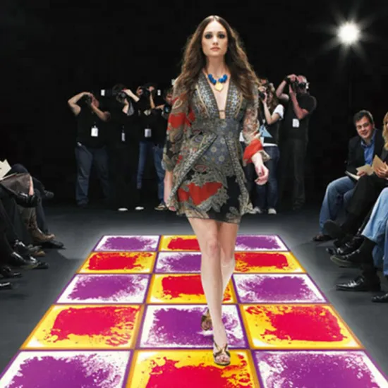 Wholesale Interactive RGB Liquid LED Dance Floors: Portable Full Color Lighting Solutions