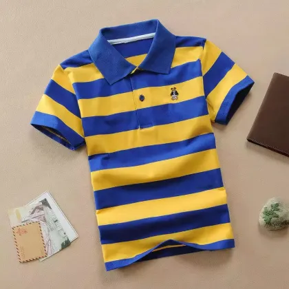 Summer Boys' Cartoon Short Sleeve T-shirts & Polo Shirts