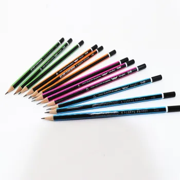 Black HB Pencil with Black Coating