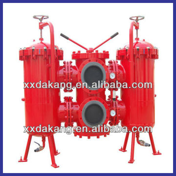 interchangeable housing dn150 duplex basket filter