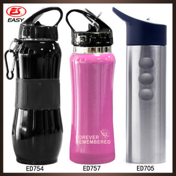 Bpa free wholesale souvenir durable straw water bottle, durable gift sport water bottle
