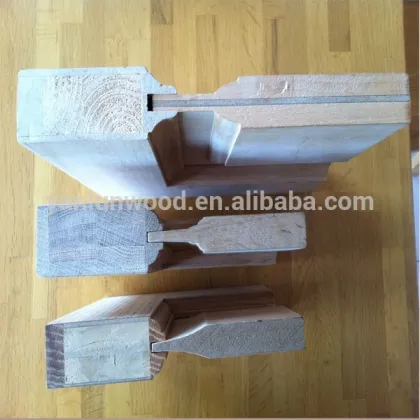 red color solid pine wood sliding with hardware wardrobe sliding door