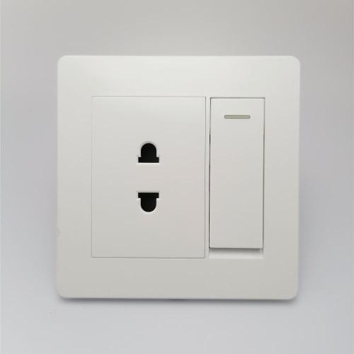 Soquete de interruptor de energia de luz de parede 5 pino