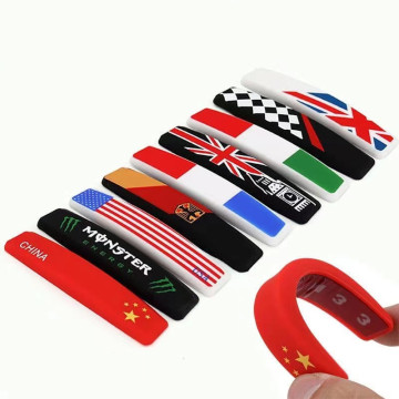 4 PCS Door Anti-Collision Strips - Black Edge Protectors for Car Side Doors