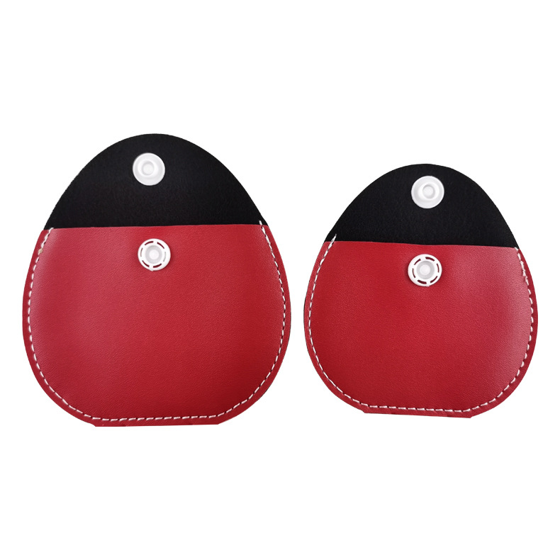 Leather-like Jewelry Pouch for Necklace Ring Storage