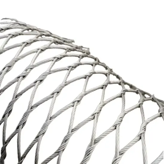 Customized Durable Stainless Steel Rope Wire Mesh Ferrule Cable