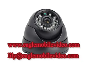 Sony ccd 600tvl Audio IR Dome camera for bus/vehicle/car
