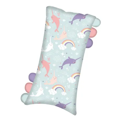 Custom Kids Huggable Bamboo Pillow: 100% Organic Bamboo Fiber & Spandex Baby Pillow