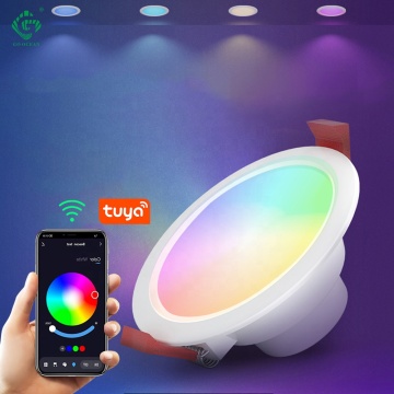 RGB Smart LED Downlight 10W Dimmeble Tuya Spotlight compatibile