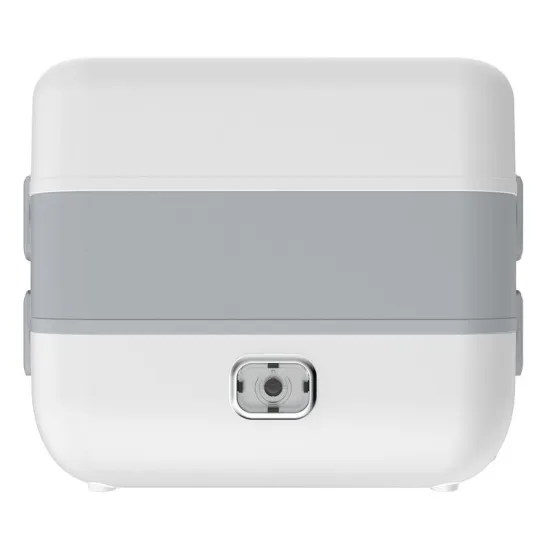 Stainless Steel Electric Lunch Box Thermal Heating Food Steamer Cooking Container Portable Office Mini Rice Cooker 220V 2L Large