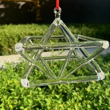Quartz Crystal Merkaba Bowl for Spiritual Meditation and Sound Healing