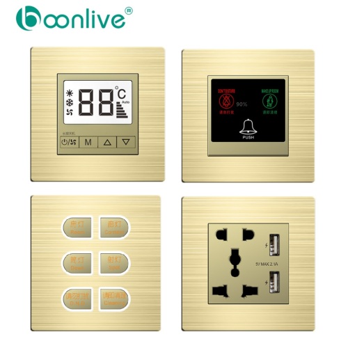 Controlador de temperatura digital de habitación de hotel inteligente