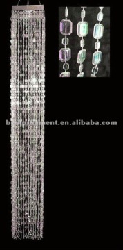 Table crystal chandelier wedding centerpiece