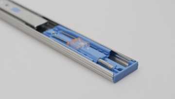 Full extension dual function steel ball bearing slide