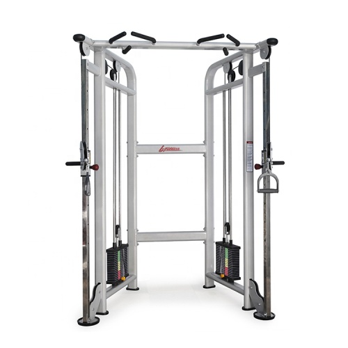 Spor Salonu Ekipmanı Fitness Makinesi Çift Ayarlanabilir Kasnak