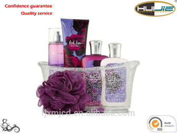 Plastic mini bathtub as gift - BC-0004(Transparent Storage Box For Bath Products Purple)