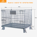Cage de rangement pour empiler la cage entrepôt de maille métallique