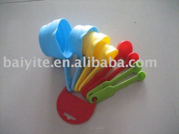 8piezas/pieces kitchen plastic measuring spoon set