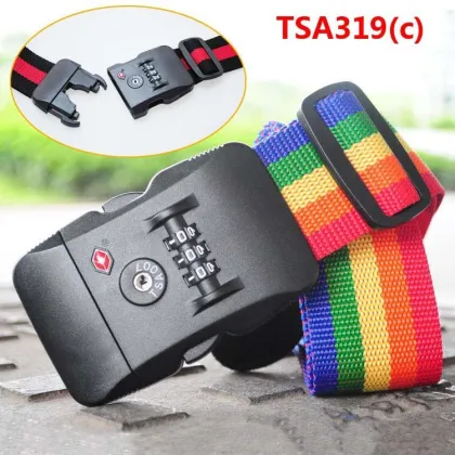 TSA Luggage Ribbon Belt Digital lock for International Travel