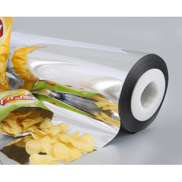 Metallized BOPP/CPP/PET film for flexible chips Packaging