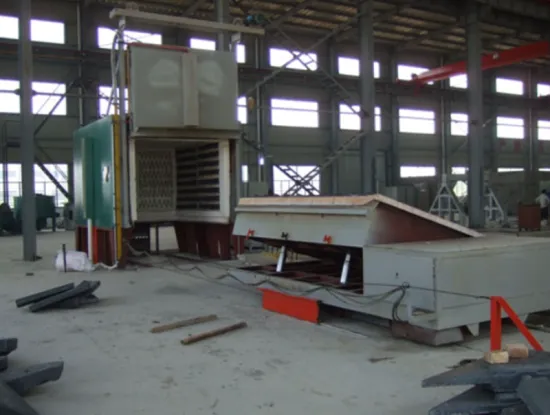Inverted trolley type annealing furnace