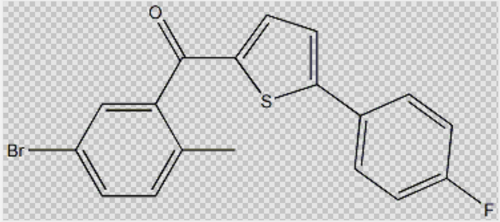 Metanon 5-Bromo 2-metilfenil 5-4-florofenil-2-tiyenil