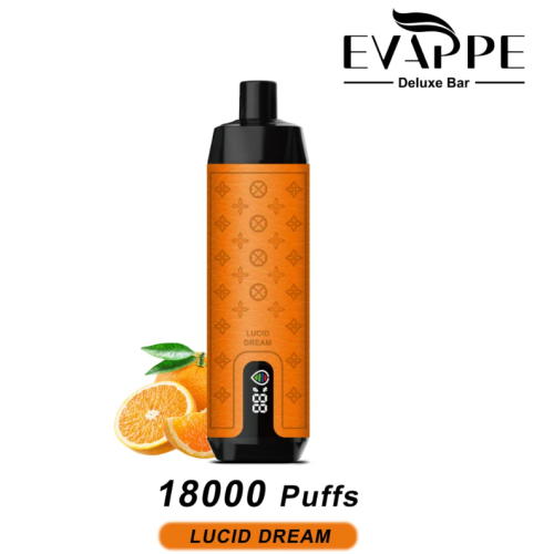 2024 New Vape Evappe Deluxe Bar 18000 퍼프 일회용 vapes