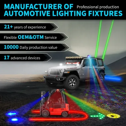 Laser Line Project for Industrial Forklift Safety Marking Lights