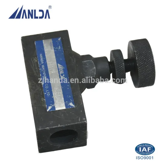 Manufacture LA-H8L one-way throttle valve