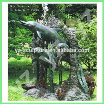 brass animal water fountain for garden decoration