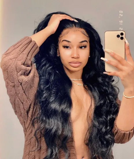 Cheap wig 13*4 Lace Front Wigs Human Hair Body Wave Transparent Super Thin Lace Remy Wigs