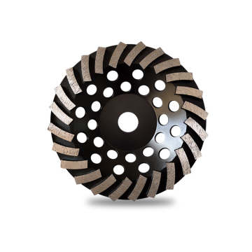 7 inch diamant bekerwiel: turbo -segment slijpschijf voor beton slijpen, nivellering en coatingverwijdering