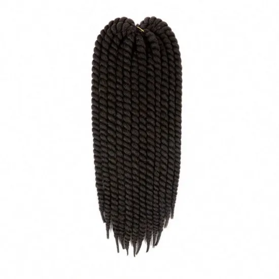 MYZYR 22"  Crochet Braids Senegalese Twist For Kids 12Roots/Pack Ombre Red Crochet Hair Synthetic Braiding Hair Extensions