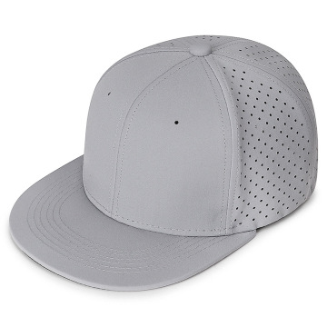 Cappellino da baseball a 6 pannelli di alta qualità con cappello a snapback a bordo piatto