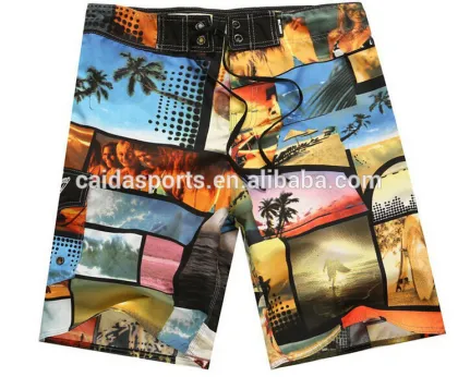 Mens casual seaside beach sarong shorts