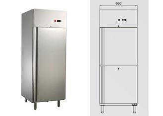 Electronic Control Solid Door Refrigerator For Hotel / Shop