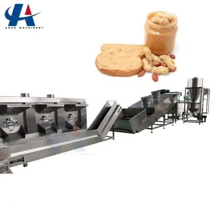 Stable 200kg/h Automated Peanut Butter Manufacturing Plant