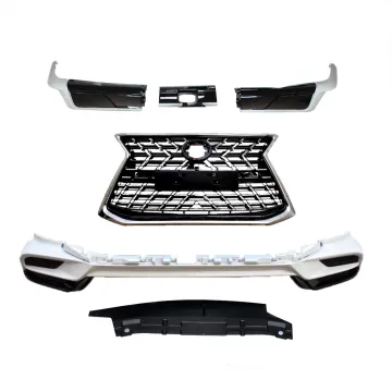 100% Fitment TDCMY Body Parts Kits for Lexus 570 LX 570 2021 - Front Grille, Chrome, Rear Bumper Sets