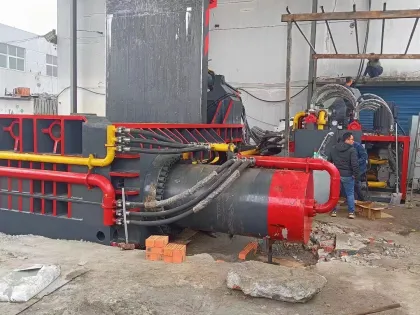 scrap aluminum copper baler machine