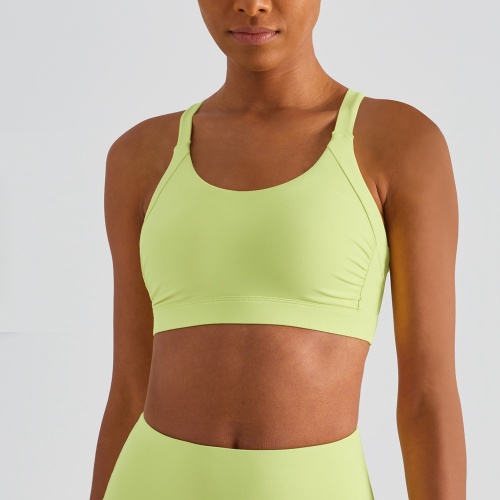 Benotzerdefinéiert Logo Yoga Workout Bras Top