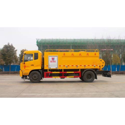 Dongfeng chasis aguas residuos aspiración camión de vacío fecal camión