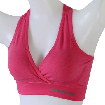 Women's Seamless Bras, Solid Color/2014 Sexy Design, Various Colors, Double-layered Sexy Item