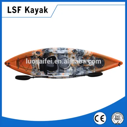 Single plastic sea fishing kayaks canoe wholesale